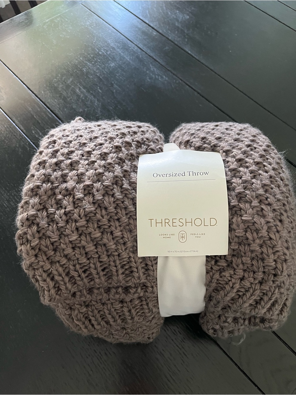 Target Threshold Oversized Throw Blanket - Taupe